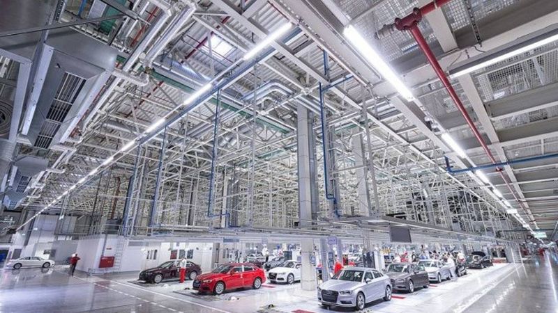 Magyarország gazdasága két dolog miatt „dübörög”: az EU-s kohéziós támogatásoknak, valamint a német és japán autóiparnak köszönhetően. Fotó: Audi