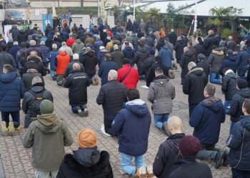 Térdeplők Zágráb központjában