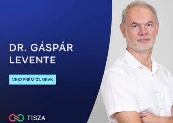 TISZA PÁRT – Dr. Gáspár Levente a Veszprém 01. választókerület jelöltje
