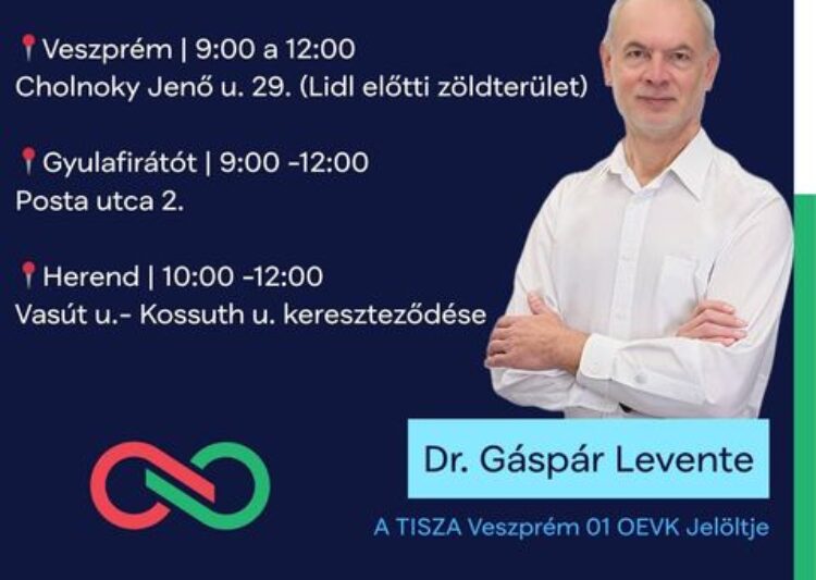 TISZA PÁRT – Az ajánlásgyűjtés szombati helyszínei
