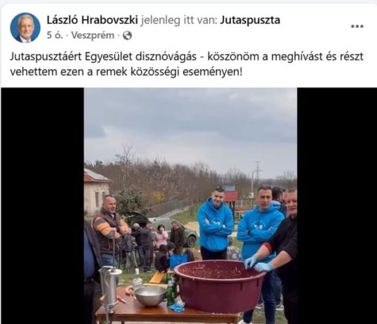 Hrabovszki Ovádi, DISZNÓVÁGÁS – Hrabovszki és Ovádi együtt buliztak