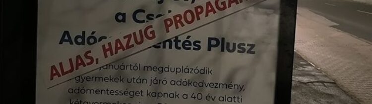 PLAKÁTMEGSEMMISÍTÉS –  A nyugodt közéletért