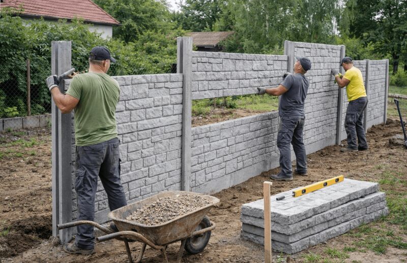 kerítés, Kerítés telepítése: mitől marad stabil évek múltán is?